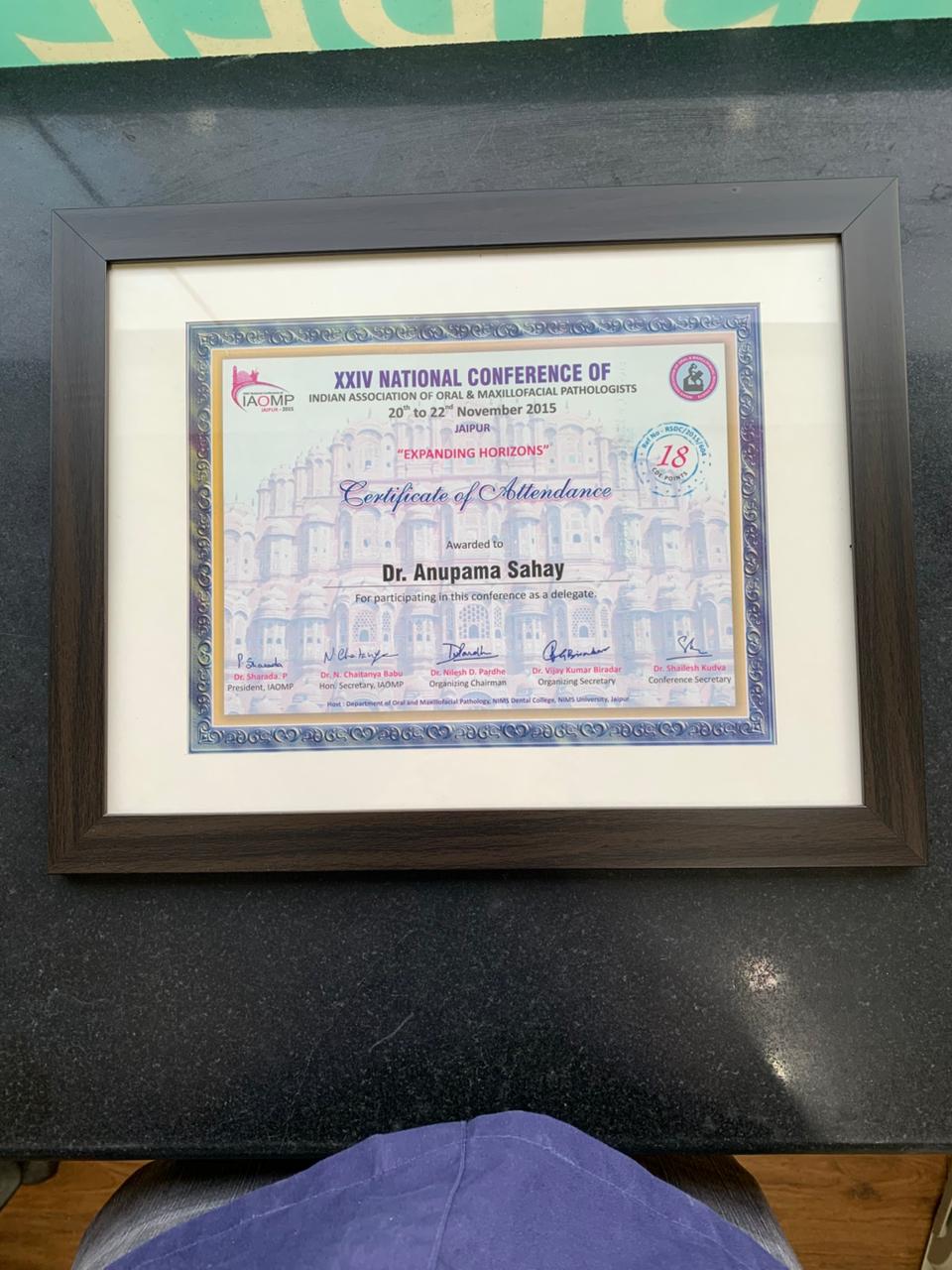Certificate of Attendance